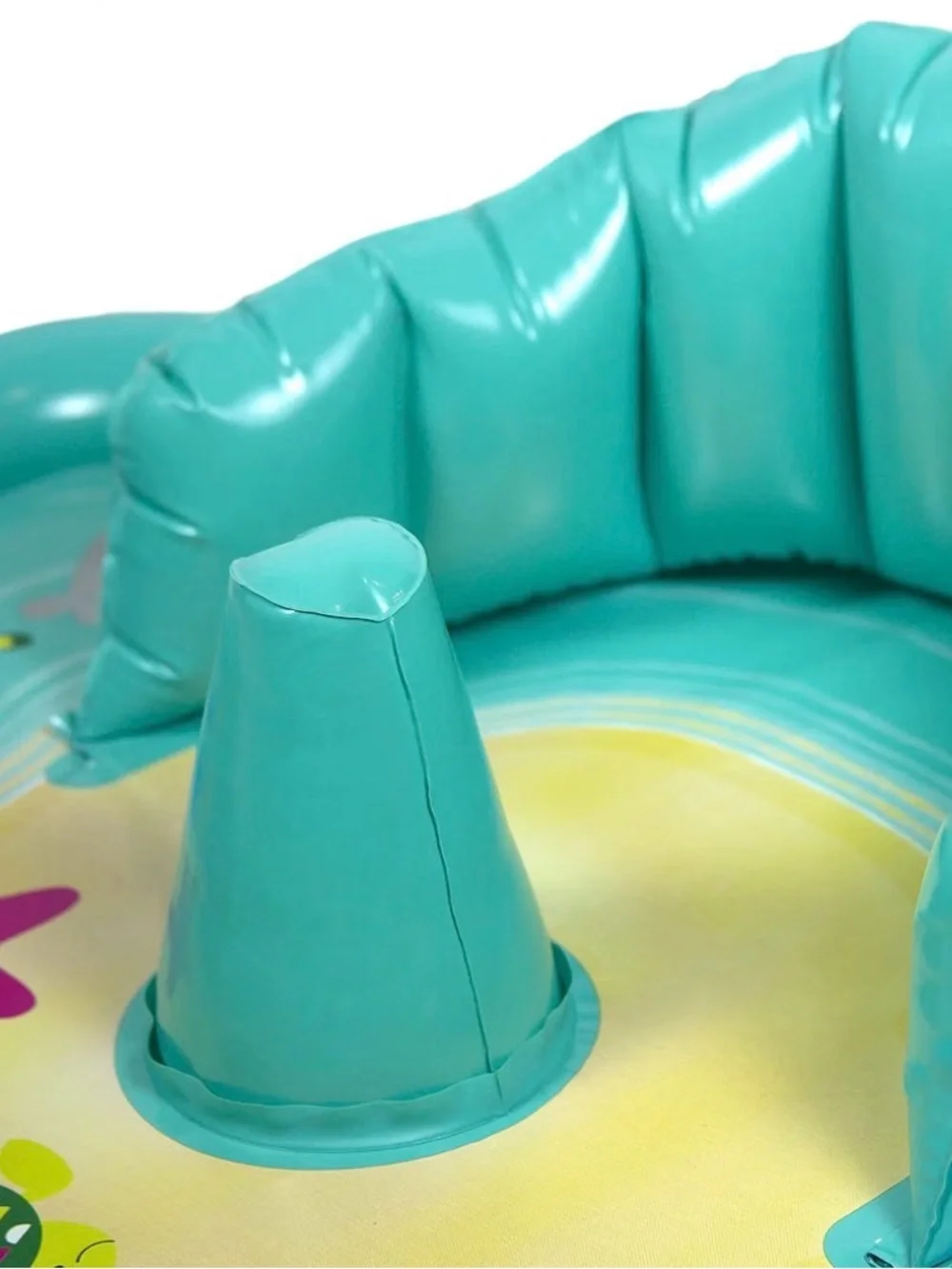 SwimSchool Stack N’ Play Baby Splash Mat w/ UPF 50+ Canopy NEW